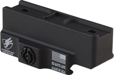 Image of American Defense Manufacturing QD Mount for the Aimpoint Comp M4, Lower 1/3rd Co Witness, Black, AD-CM4-11 STD-TL