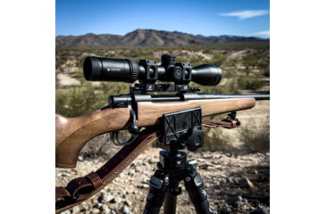 Image of American Defense Manufacturing Recon Dual Non-QD Vertical Split Rings Rifle Scope Mount, 30mm, Black, AD-RECON-SL-30-GIS