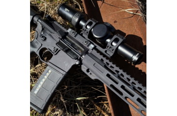 Image of American Defense Manufacturing Recon M Dual Non-QD Rifle Scope Mount, 30mm, Black, AD-RECON-M-30-GIS