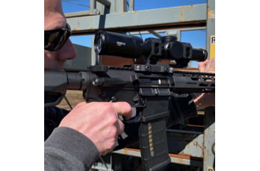 Image of American Defense Manufacturing Recon M Dual Non-QD Rifle Scope Mount, 30mm, Black, AD-RECON-M-30-GIS
