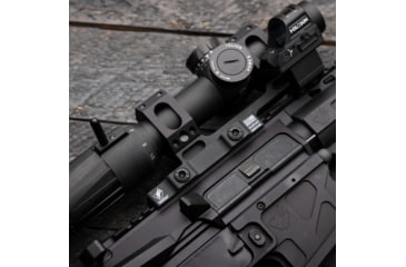 Image of American Defense Manufacturing Recon M Dual Non-QD Rifle Scope Mount, 30mm, Black, AD-RECON-M-30-GIS