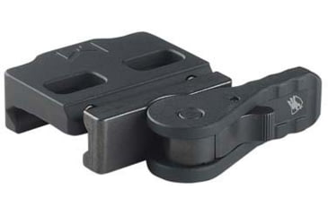 Image of American Defense Manufacturing Short, Quick-Disconnect Mount w/ Standard Lever Assembly, Black, AD-MLOK-PICATINNY-STD