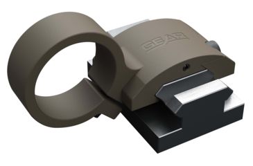 Image of American Defense Manufacturing Surefire 6P Offset Flashlight Mount, Flat Dark Earth, Small, GS-3106