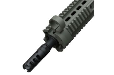 Image of American Defense Manufacturing Surefire 6P Offset Flashlight Mount, Foliage Green, Small, GS-3107