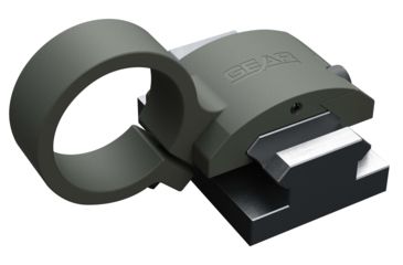 Image of American Defense Manufacturing Surefire 6P Offset Flashlight Mount, Foliage Green, Small, GS-3107