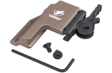 Image of American Defense Manufacturing Surefire M600/M300 Series Offset Light Mount, RH, Flat Dark Earth, Small, AD-SF-OFFSET-RH-FDE-TL