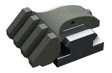 Image of American Defense Manufacturing Surefire X-Series Offset Flashlight Mount - Mod 3, Foliage Green, Small, GS-3442