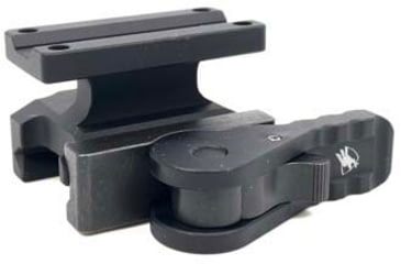 Image of American Defense Manufacturing Trijicon MRO Lightweight COWITNESS Height Standart Lever Red Dot Mount, Black, AD-MRO-LW-10-STD