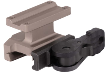 Image of American Defense Manufacturing Trijicon MRO Lightweight COWITNESS Height TAC Lever Red Dot Mount, Flat Dark Earth, AD-MRO-LW-10-FDE-TAC