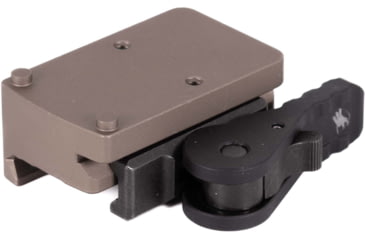 Image of American Defense Manufacturing Trijicon RMR Lightweight QD Mount, Standard Legacy Lever, Low Height, Flat Dark Earth, AD-RMR-LW-L-FDE-STD