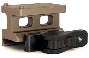 Image of American Defense Manufacturing Trijicon RMR Lightweight QD Mount, Standard Legacy Lever, Co-Witness Mount Height, Flat Dark Earth, AD-RMR-LW-10-FDE-STD