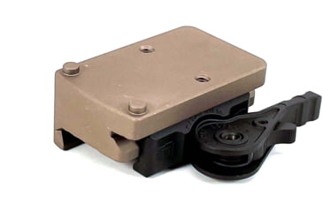 Image of American Defense Manufacturing Trijicon RMR Lightweight QD Mount, Titanium Lever, Low Height, Flat Dark Earth, AD-RMR-LW-L-FDE-TL