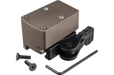 Image of American Defense Manufacturing Trijicon RMR Mount SOCOM Height, Tactical Lever, Flat Dark Earth, AD-RMR-SOCOM TAC R FDE
