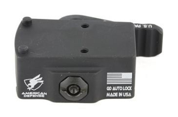 Image of American Defense Manufacturing Trijicon RMR Mount, Standard Lever, Black, Right Hand, AD-RMR-RH STD
