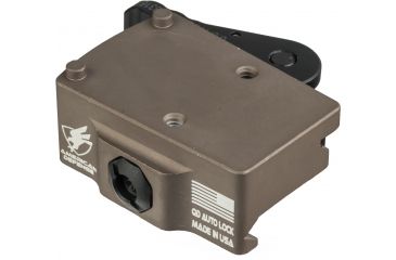 Image of American Defense Manufacturing Trijicon RMR Mount, Standard Lever, Flat Dark Earth, Right Hand, AD-RMR-RH STD FDE