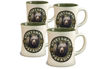 Image of American Expedition Diner Mugs, Set of 4, Black Bear 4012080