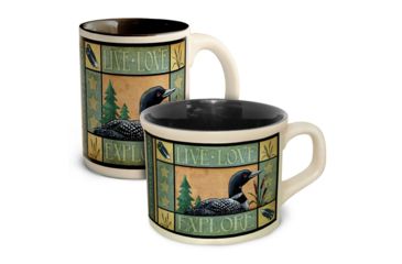 Image of American Expedition Lodge Coffee and Soup Mug Set, Loon 4012107