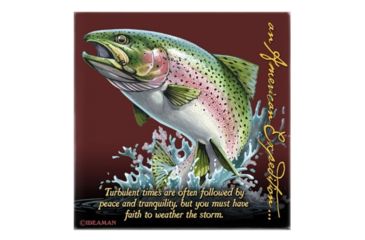 Image of American Expedition Square Coaster, Rainbow Trout 602154