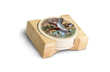 Image of American Expedition Stone Coaster Set, Mallard Collage 4011964