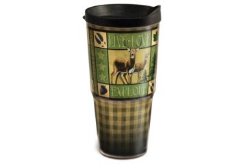 Image of American Expedition Two-Tier Lodge Series Tumbler, Deer, 24oz 4006323