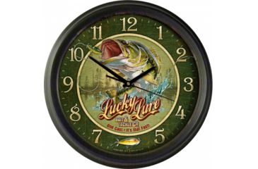 Image of American Expedition Vintage Clock With Lucky Lure Bait and Tackle Co 4010739