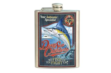 Image of American Expedition Vintage Sign Flask, Blue Marlin 4006307