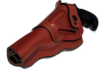 Image of American Gun Craft Diablo 12 Gauge Pistol Leather OWB Belt Holster, Left Hand, Tan, One Size, gpf-20075
