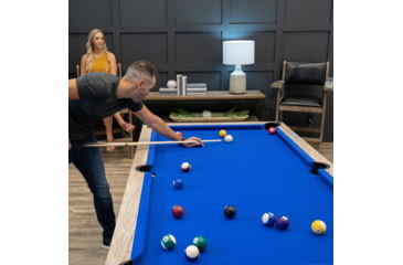 Image of American Legend 84in Kirkwood Billiard Table, Woodgrain, AL3005W