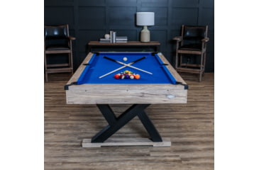 Image of American Legend 84in Kirkwood Billiard Table, Woodgrain, AL3005W