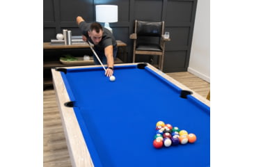 Image of American Legend 84in Kirkwood Billiard Table, Woodgrain, AL3005W