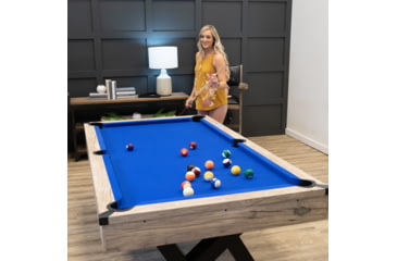Image of American Legend 84in Kirkwood Billiard Table, Woodgrain, AL3005W
