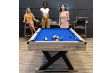 Image of American Legend 84in Kirkwood Billiard Table, Woodgrain, AL3005W
