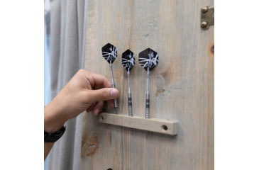 Image of American Legend Barnwood Dartboard Cabinet, Wood grain, AL6000W