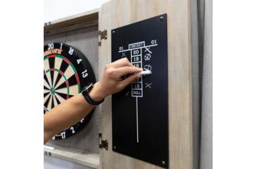 Image of American Legend Barnwood Dartboard Cabinet, Wood grain, AL6000W