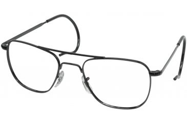 Image of AO Flight Gear Original Pilot Series Sunglasses Frame Only, No Lens Black Frame 52mm Lens Diameter Comfort Cable Temples