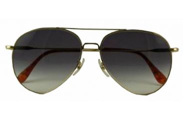 Image of AO General LE Sunglasses w/ Silver Frame and Polycarbonate Gradient Grey Lens SGRGRY-WS145-14-58-52