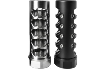 Image of American Precision Arms Gen 4 Fat Bastard Self Timing Muzzle Brake 5/8x24, .30, 5/8x24, Stainless, G4F5830S