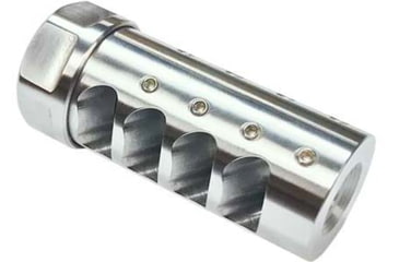 Image of American Precision Arms Little Bastard Gen 3 Self Timing Muzzle Brake, .338, 18x1.5, Stainless, G3L8538S