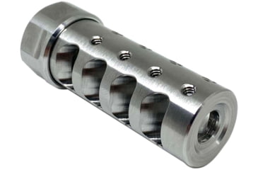 Image of American Precision Arms Micro Bastard Gen 3 The Answer Muzzle Brake, .338, 9/16x24, Stainless, G3A9638S