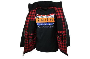 Image of American Rebel Hoodless Cartwright Coat - Mens, Black, Extra Large, CJ-2001-BK-HL-266-XL