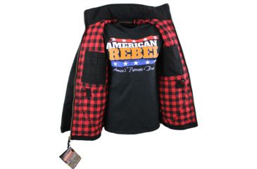 Image of American Rebel Hoodless Cartwright Coat - Mens, Black, Extra Large, CJ-2001-BK-HL-266-XL