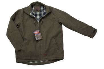 Image of American Rebel Hoodless Cartwright Coat - Mens, Olive Green, Triple Extra Large, CJ-2001-OG-HL-274-3X