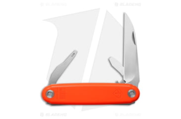 Image of American Service Knife The Alchesay Multi-Tool Folding Knife, 2.90in, CPM S45VN, Polymer, Orange Handle, Orange, 3.70 inch, BHQ-202197