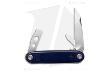Image of American Service Knife The Iron Sides Multi-Tool Folding Knife, 2.90in, CPM S45VN, Polymer, Blue Handle, Blue, 3.70 inch, BHQ-202201