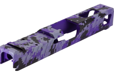 Image of EDEMO American Tactical Arms OPMOD ATA19 Badger Slide W/ Optic Cut, Glock 19, Gen 3, Purple Digital, SLD-ATA19-BDR-DIGI-PURP-RMR, EDEMO1