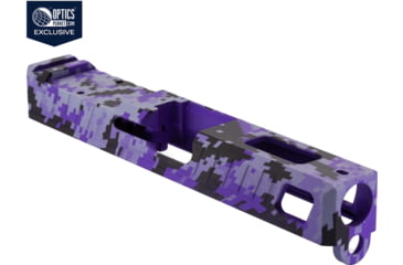 Image of EDEMO American Tactical Arms OPMOD ATA19 Badger Slide W/ Optic Cut, Glock 19, Gen 3, Purple Digital, SLD-ATA19-BDR-DIGI-PURP-RMR, EDEMO1