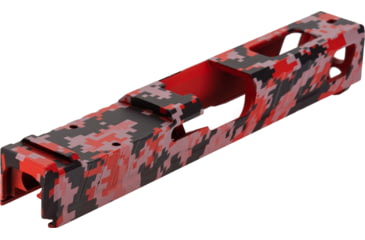 Image of American Tactical Arms OPMOD ATA19 Badger Slide W/ Optic Cut, Glock 19, Gen 3, Red Digital, SLD-ATA19-BDR-DIGI-RED-RMR