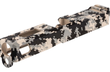 Image of American Tactical Arms OPMOD ATA19 Badger Slide W/ Optic Cut, Glock 19, Gen 3, Tan Digital, SLD-ATA19-BDR-DIGI-TAN-RMR