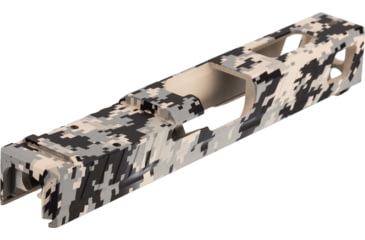 Image of American Tactical Arms OPMOD ATA19 Badger Slide W/ Optic Cut, Glock 19, Gen 3, Tan Digital, SLD-ATA19-BDR-DIGI-TAN-RMR