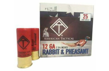 Image of American Tactical Imports Game Load 12 Gaoge 1 oz 2.75in Shotgun Ammunition, #4, 25 Rounds, ATIACL12G4C